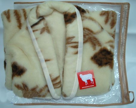Одеяло-конверт Томекс из натуральной овечьей шерсти 